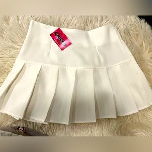 Creeps white mini skirt